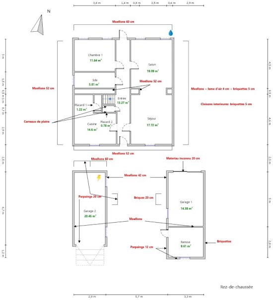 Vente maison 6 pièces 170 m² à Reignac (33860), 201 400 €