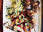 Chicken Kebabs and Nectarine Salsa was pinched from <a href="http://www.myrecipes.com/recipe/chicken-kebabs-nectarine-salsa-50400000113739/" target="_blank">www.myrecipes.com.</a>