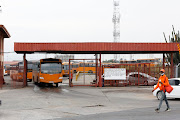 Putco buses at a depot in Noordgesig, Soweto. The Dobsonville depot was shut by commuters protesting against the fare hike on Monday morning. 