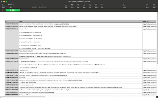 TwExport - Export Tweets From Any Account Preview 4