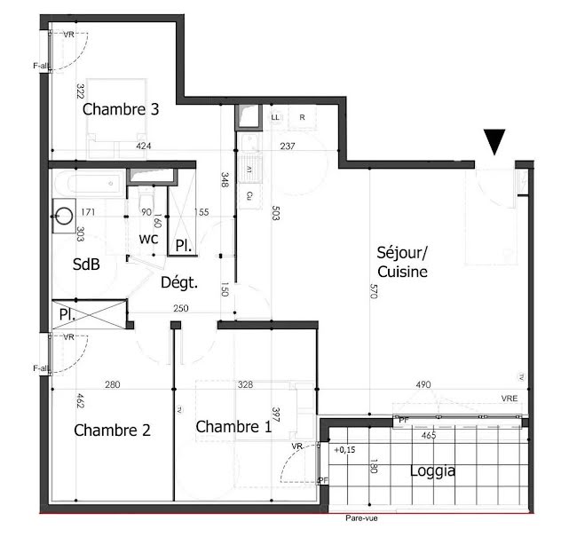 Vente appartement 4 pièces 87.46 m² à Nimes (30000), 295 000 €