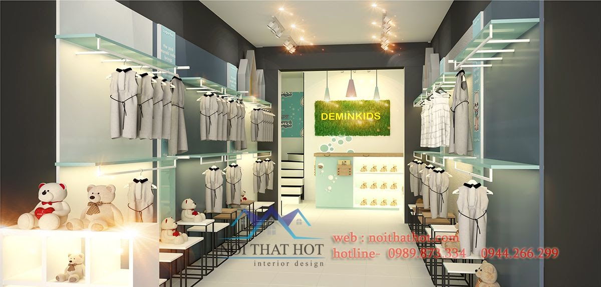 thiết kế shop trẻ em