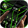 Green Neon Light Technology Theme icon