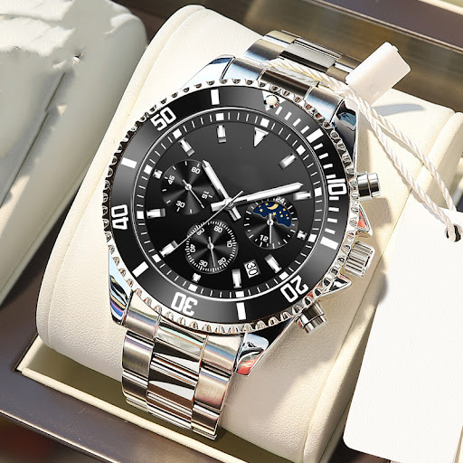Title 6, Mens Fashion Multifunctional Chronograph Three...