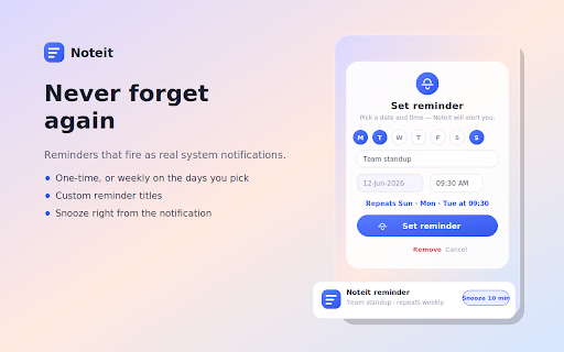 Noteit — Notes, To-Do List & Reminders screenshot 4