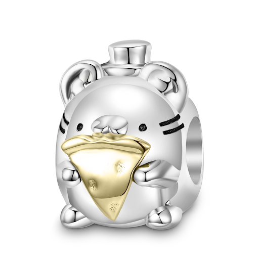 Title 1, Original Design Cute Stealing Mouse S925 Silver...