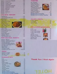 Sai Sagar menu 6