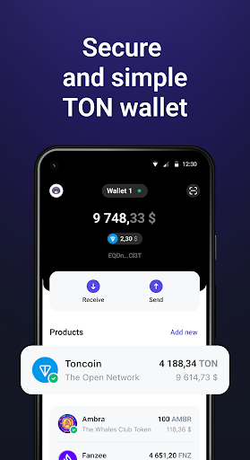 Screenshot Tonhub — TON wallet