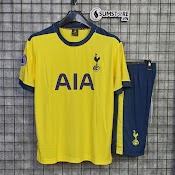 Áo Đá Bóng Nam Nữ Clb Tottenham Vàng 2023 - Đồ Đá Banh Thể Thao Nam Nữ Mới Nhất