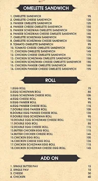 Omelette Factory menu 2