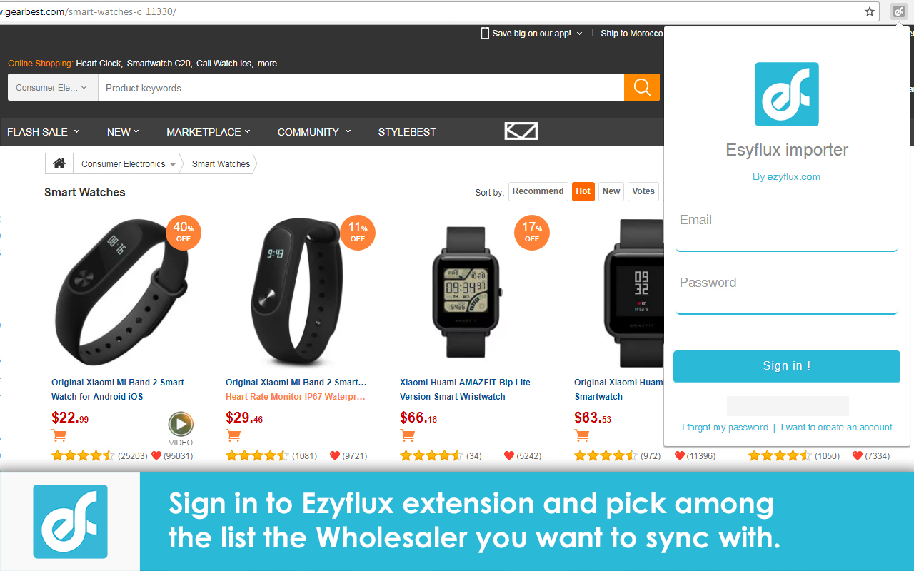 Ezyflux product Importer Preview image 3