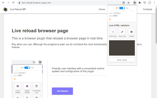 Live Reload Browser Page (Pro)