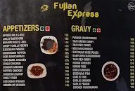 Fujian Express menu 2