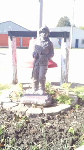 Firefighter Statue