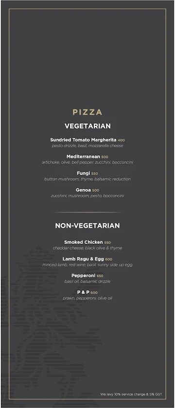 RCB Bar & Cafe menu 