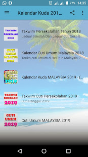 Kalendar Kuda 2018 / 2019 - Malaysia (HD) - Apps on Google ...