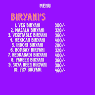 Biryani By Billo Rani menu 1