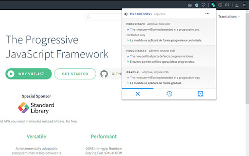 Progressive JavaScript Framework 