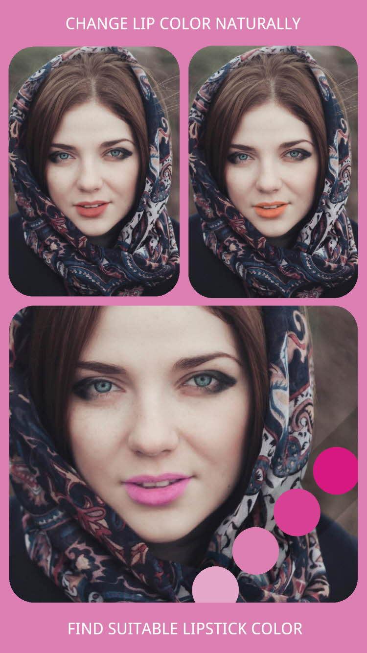 Change Your Lipstick Color Screen 2