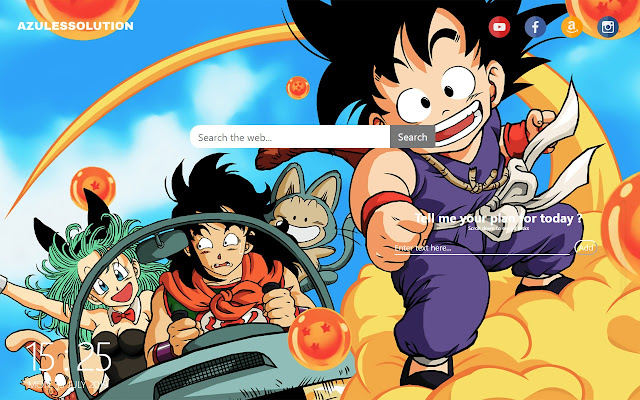 Dragon Ball Z Wallpaper - New Tab Theme