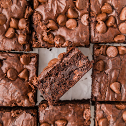 Chocolate Chip Brownie Cake