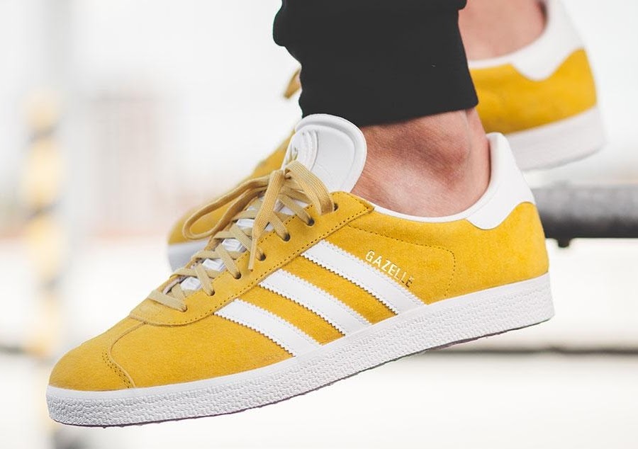 adidas gazelle yellow