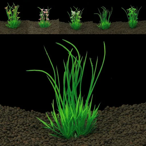Artificial Aquarium Plants Aquatic Green Plant Aquarium Fish Tank Decoration 13cm Height Decoration Aquarium