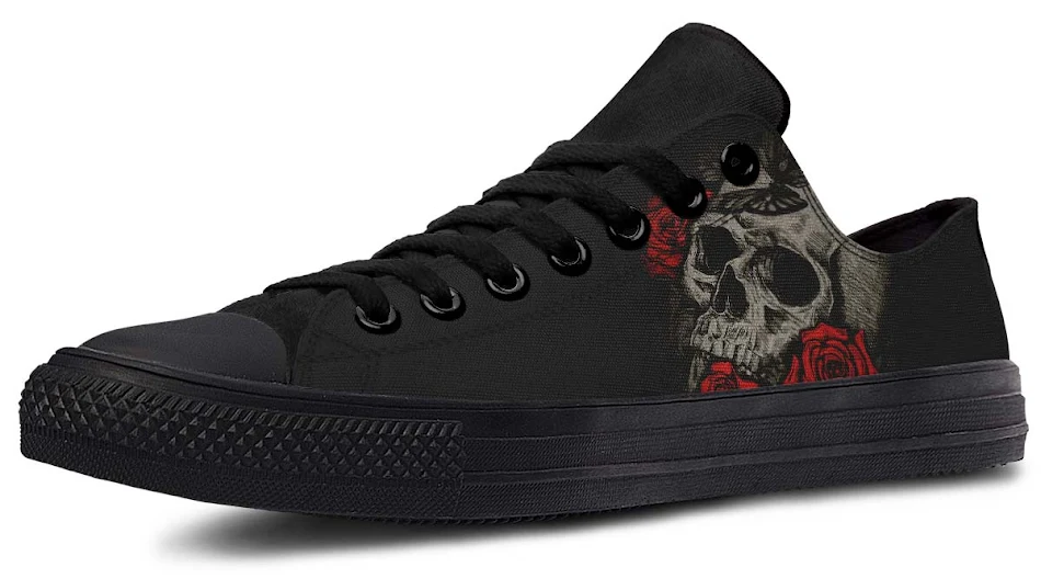 Modieuze lage canvas schoenen voor koppels met print, comfortabel en stijlvol. Ideaal voor dagelijks gebruik en om samen te stralen.