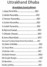 Panday Fast Food Corner menu 3