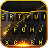 Gold Black Luxury Keyboard The icon