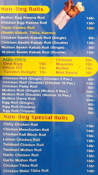 Nazim's menu 1