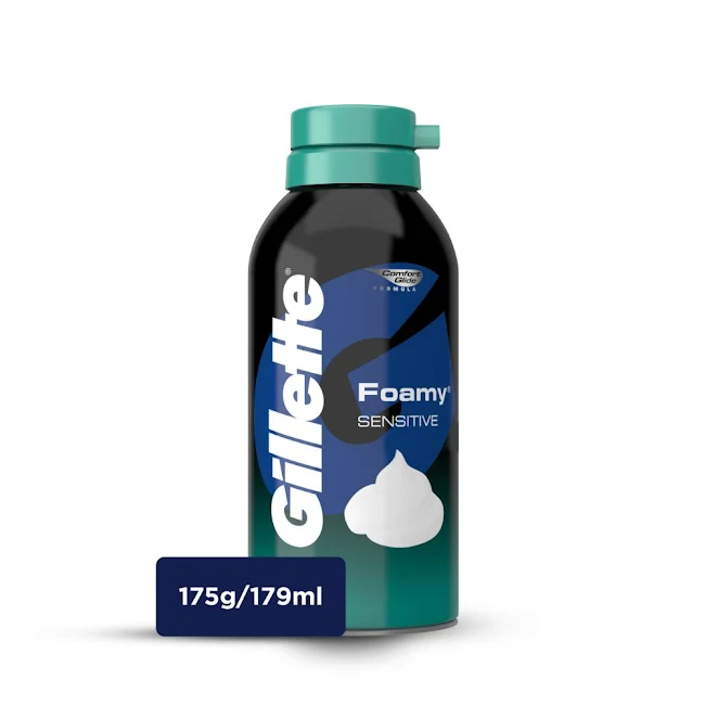 Espuma De Afeitar Gillette Foamy Sensitive x 175 gr