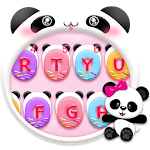 Pinky Panda Donuts New Keyboard Theme Apk