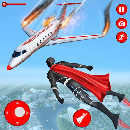 Light Speed Hero: Plane Crash Rescue Game 2020