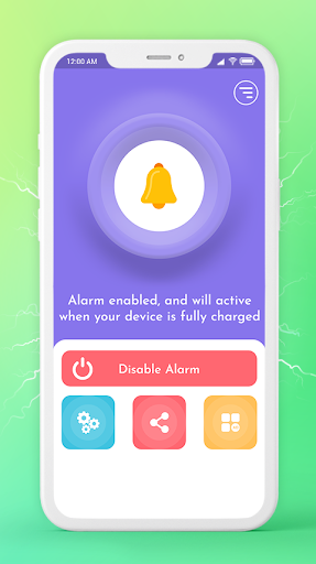 Screenshot Full Battery Charge Alarm