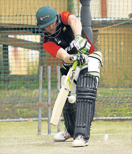 HOLDING FORT: Andrew Birch of the Warriors has enjoyed a successful season so far, and will look to add to his impressive tally against the Cape Cobras tomorrow Picture: GALLO IMAGES
