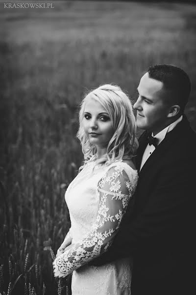 結婚式の写真家Piotr Kraskowski (kraskowski)。2015 10月13日の写真