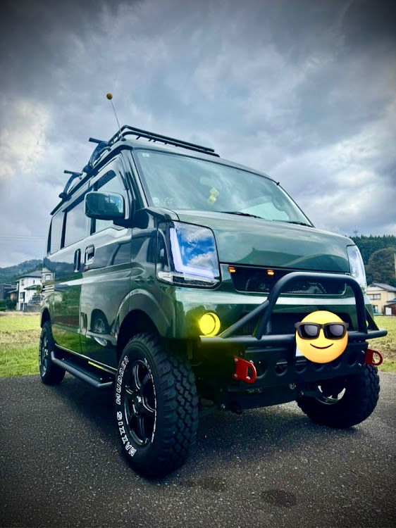 エブリイバンのDA17Ｖ・乗り換えました・リフトアップ・17エブリィ・釣り車に関するカスタム事例の投稿画像8枚目