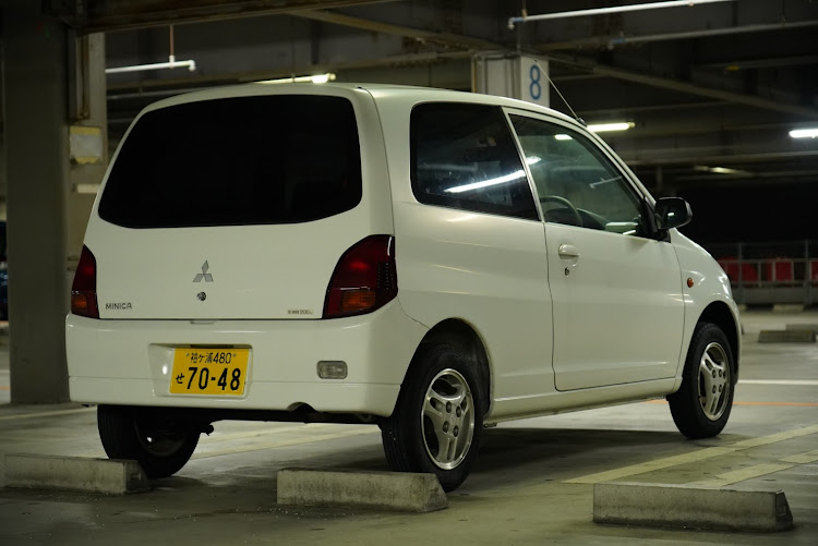 ミニカの納車・ナマポカー・三菱・軽自動車・ムーヴラテの車高調が使えるらしいに関するカスタム事例の投稿画像3枚目