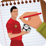 Cover Image of Download Messi & Ronaldo : How to draw Neymar 1.14 APK