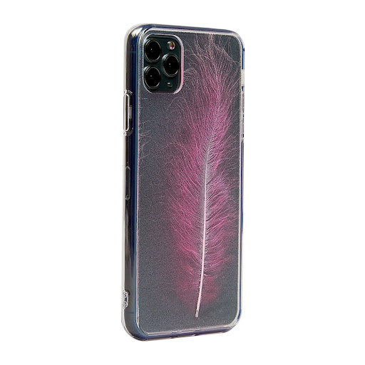 Title 5, Transparent windproof solid color feather mobil...