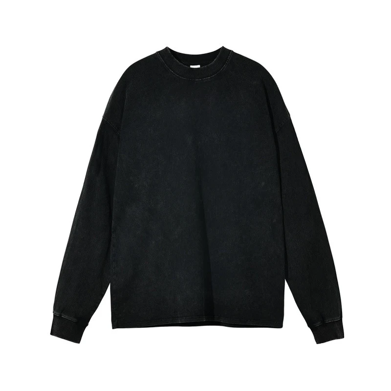 Effen T-shirt met geribde mouwen voor heren. Comfortabel en stijlvol, ideaal voor dagelijks gebruik. Een essentieel kledingstuk voor een casual en trendy uitstraling.