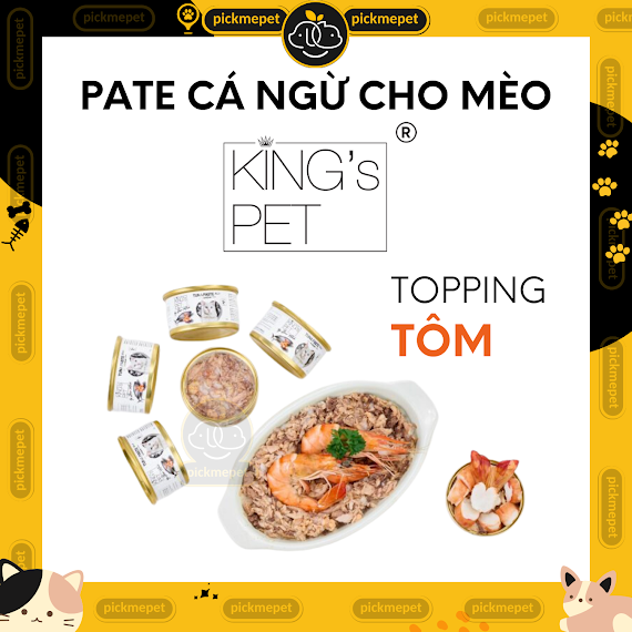 Pate Kings Pet By Bảo Anh Cho Mèo Mọi Lứa Tuổi (Lon 80G)