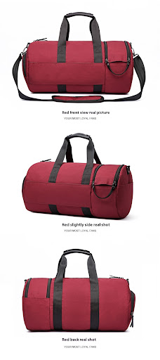 Title 4, Waterproof Polyester Fabrics Gym Bag Portable T...