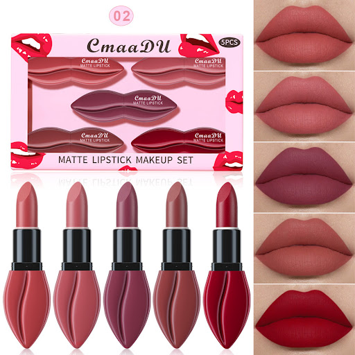 Title 10, Simple and Versatile Matte Lipstick Set for All...