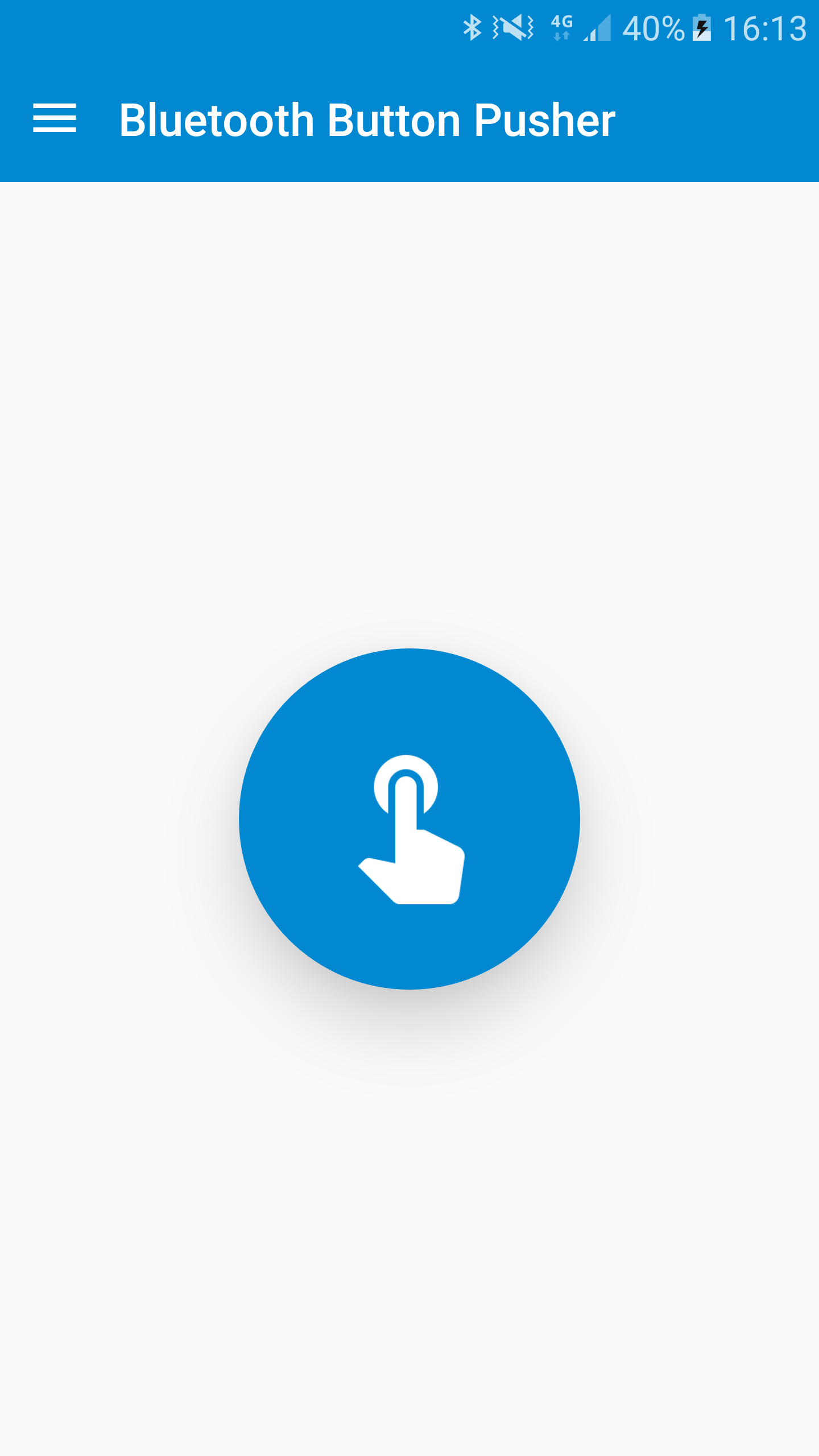 Android application Bluetooth Button Pusher screenshort