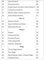 Govind Fast Food Corner menu 1