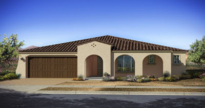 Desire floor plan at Eastmark by Woodside Homes New Construction Homes Mesa AZ 85212