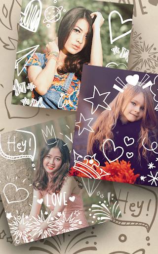 Doodle Stickers Cute Doodle Text  Doodle Shape