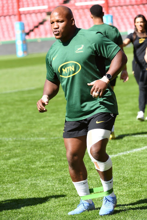 Bongani Mbonambi will captain the Springboks against Argentina on Saturday